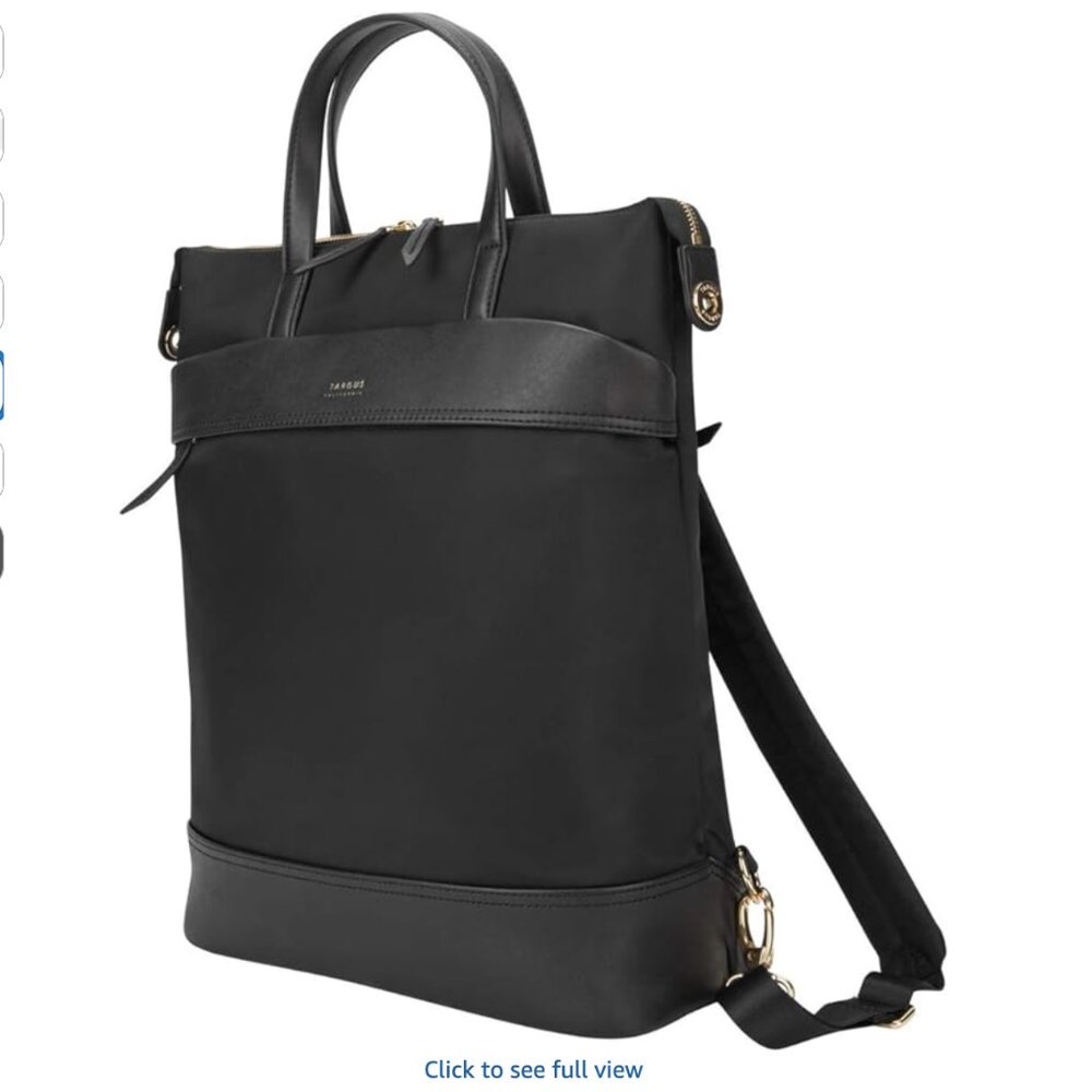 Targus Newport Convertible 2-in-1 Tote Bag Backpack - Picture 6 of 8